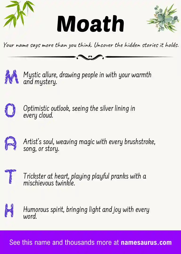 Acrostic poem about Moath.