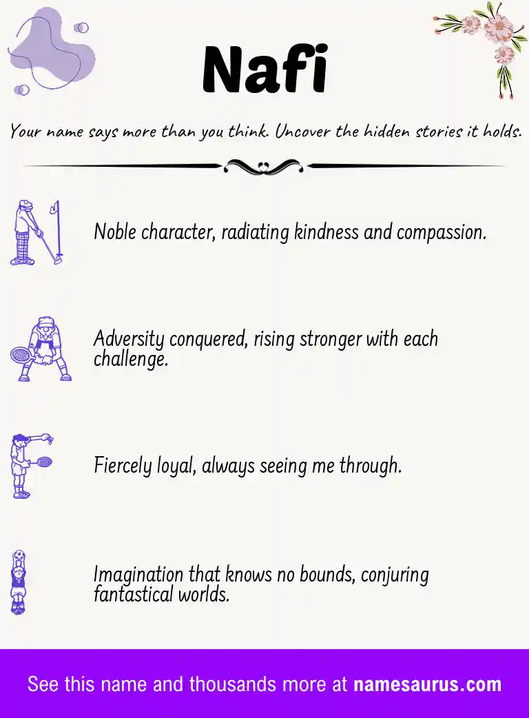 Acrostic poem about Nafi.