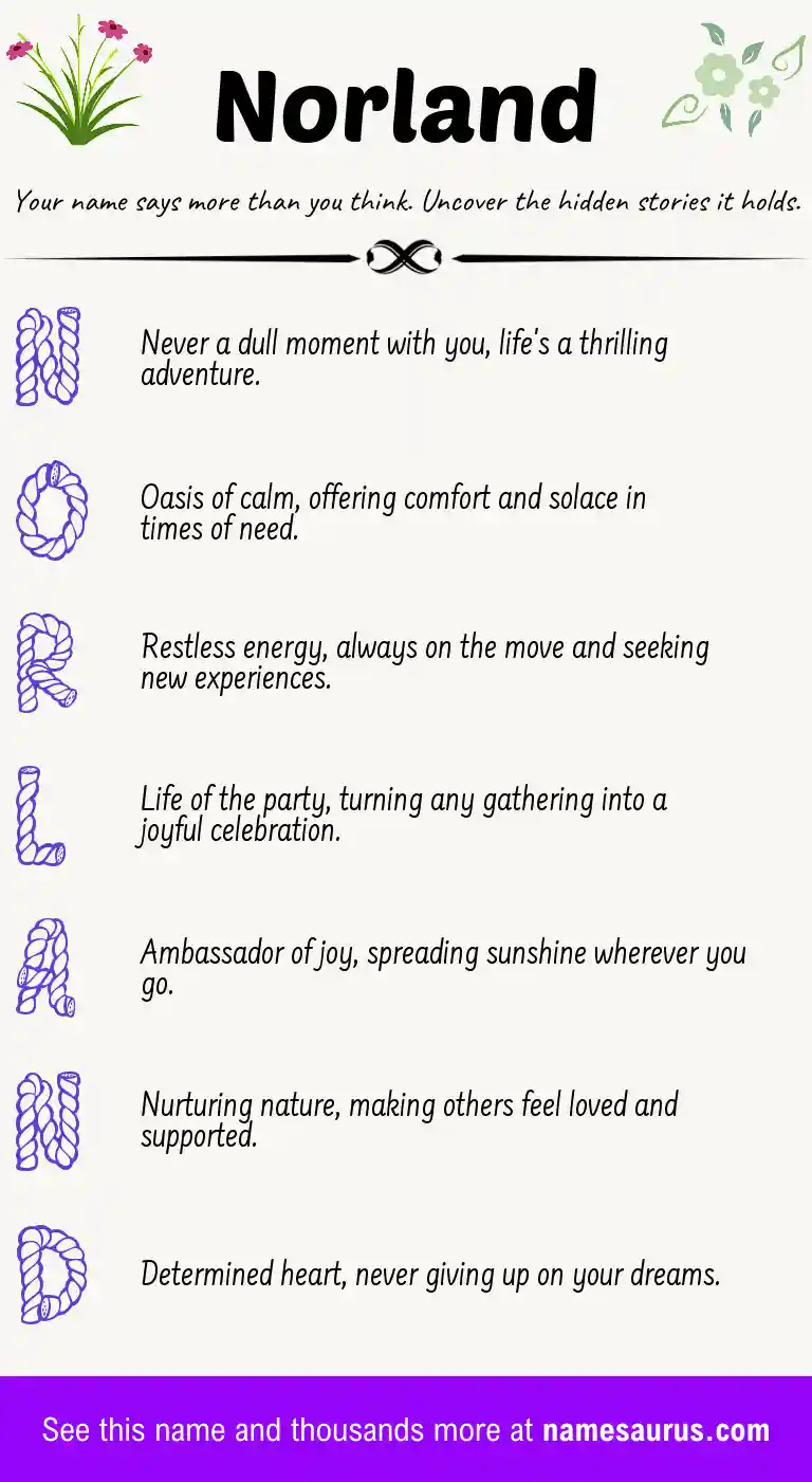 Acrostic poem about Norland.
