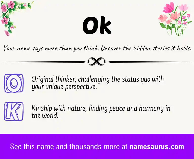 Acrostic poem about Ok.