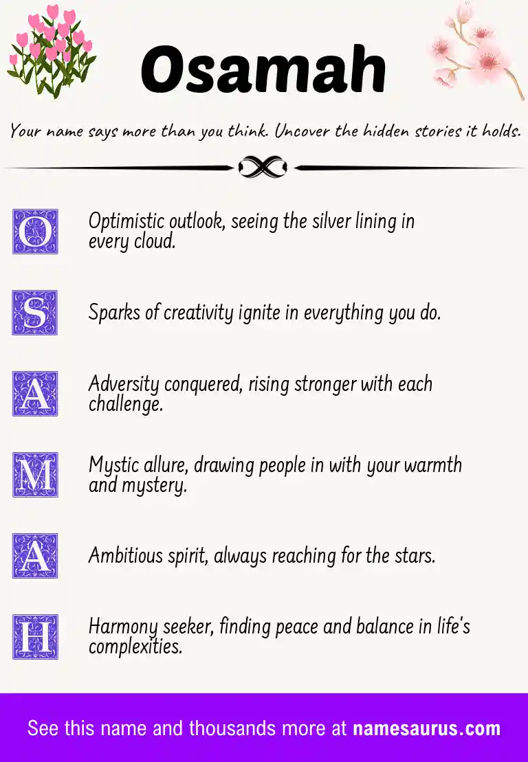Acrostic poem about Osamah.