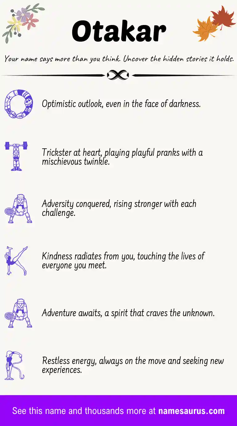 Acrostic poem about Otakar.