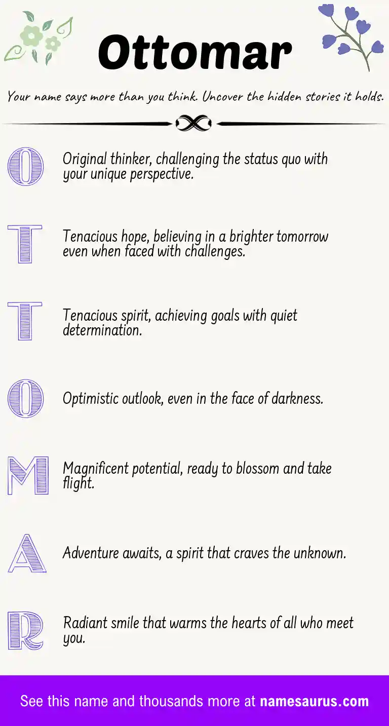 Acrostic poem about Ottomar.