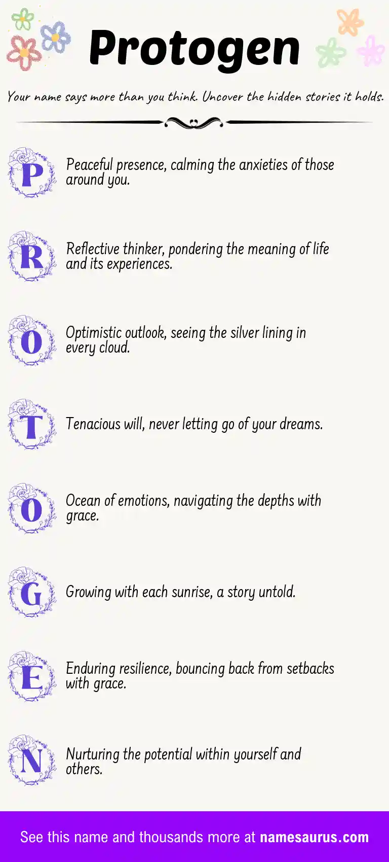Acrostic poem about Protogen.