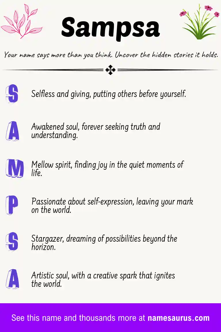 Acrostic poem about Sampsa.