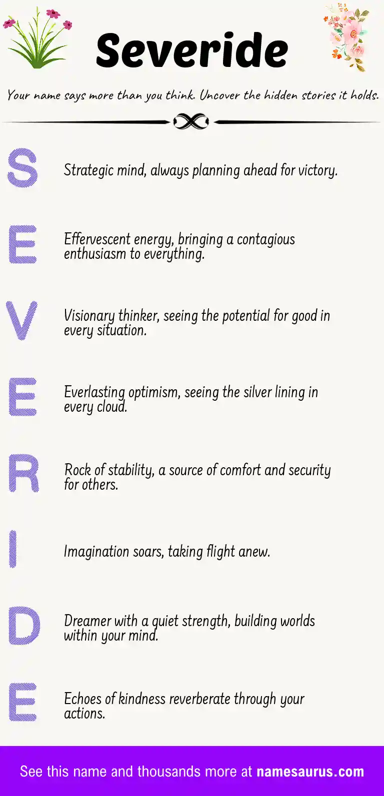 Acrostic poem about Severide.