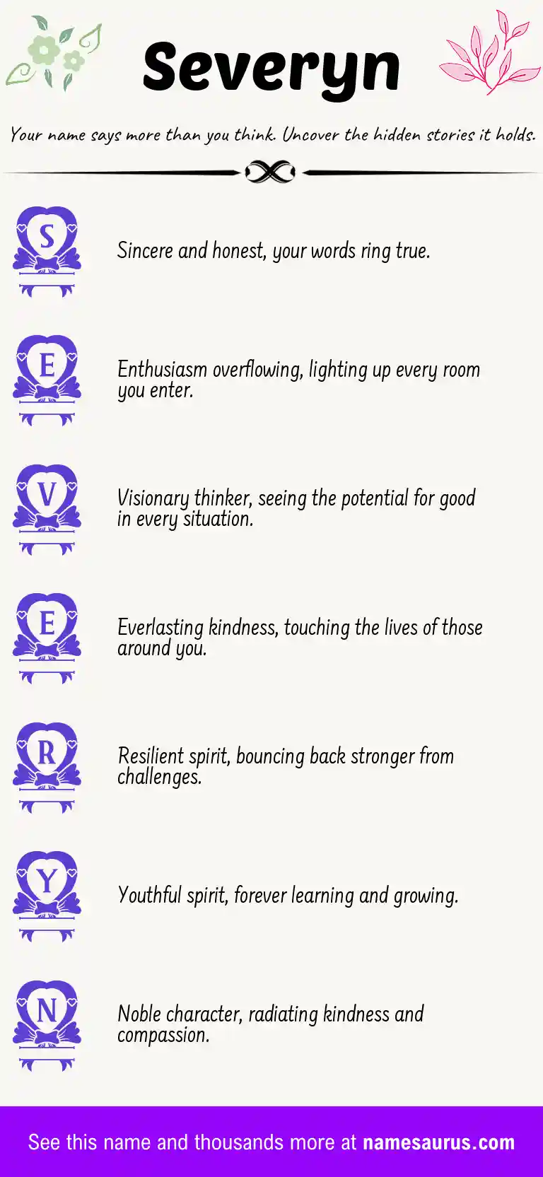 Acrostic poem about Severyn.