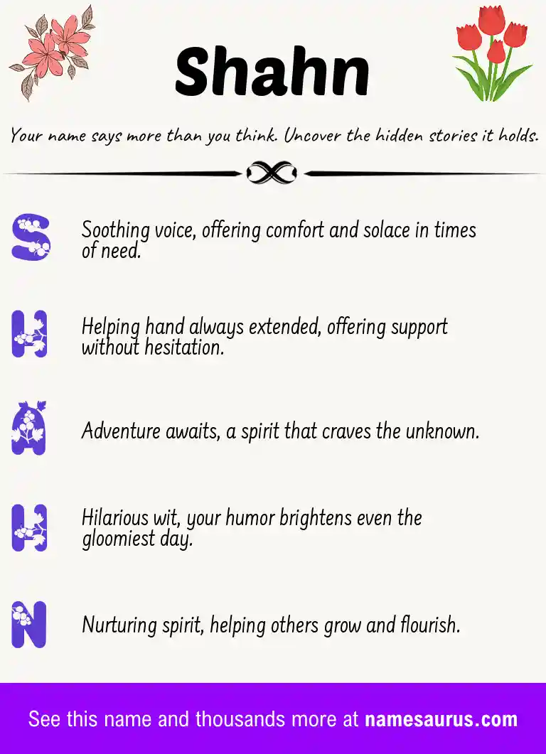Acrostic poem about Shahn.