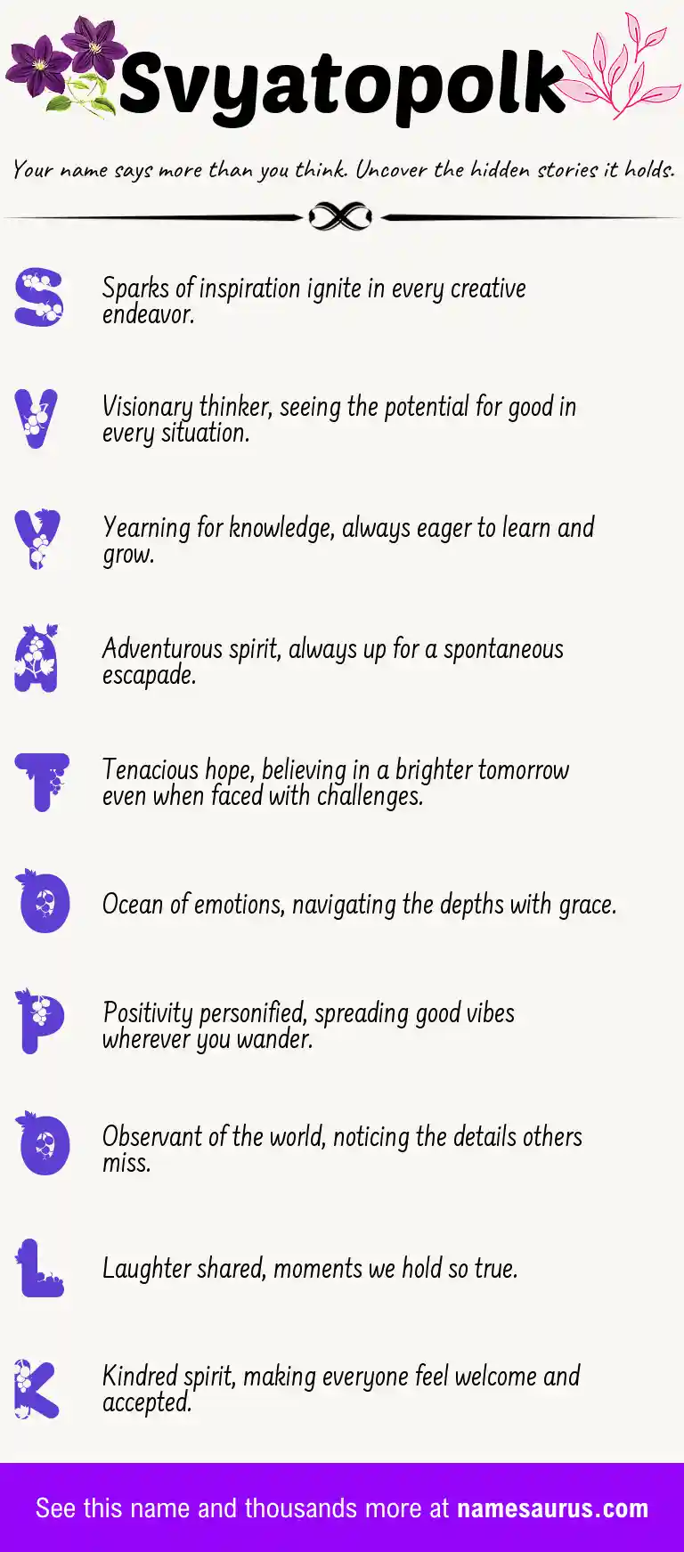 Acrostic poem about Svyatopolk.