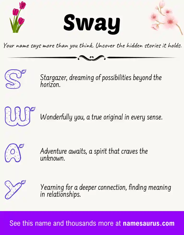Acrostic poem about Sway.