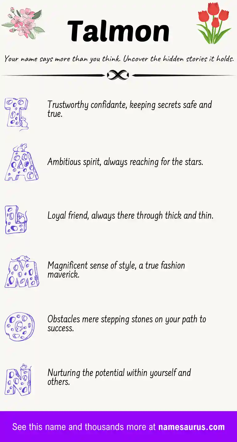 Acrostic poem about Talmon.