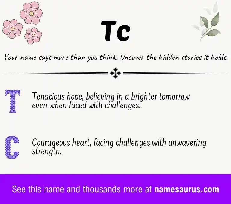 Acrostic poem about Tc.