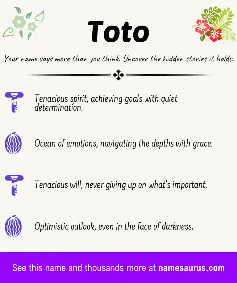 Acrostic poem about Toto.