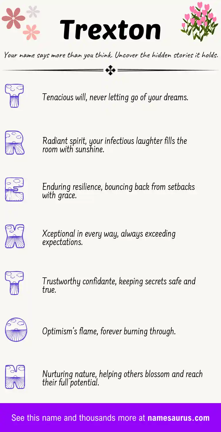 Acrostic poem about Trexton.
