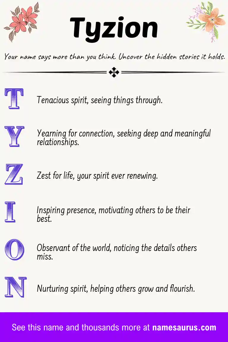 Acrostic poem about Tyzion.
