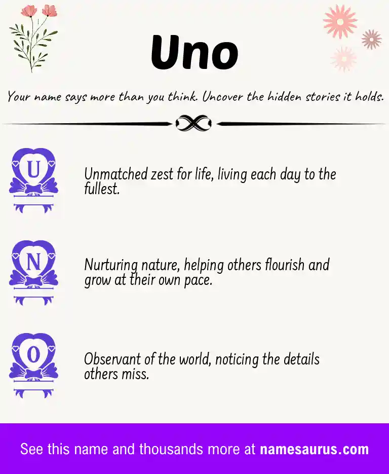Acrostic poem about Uno.