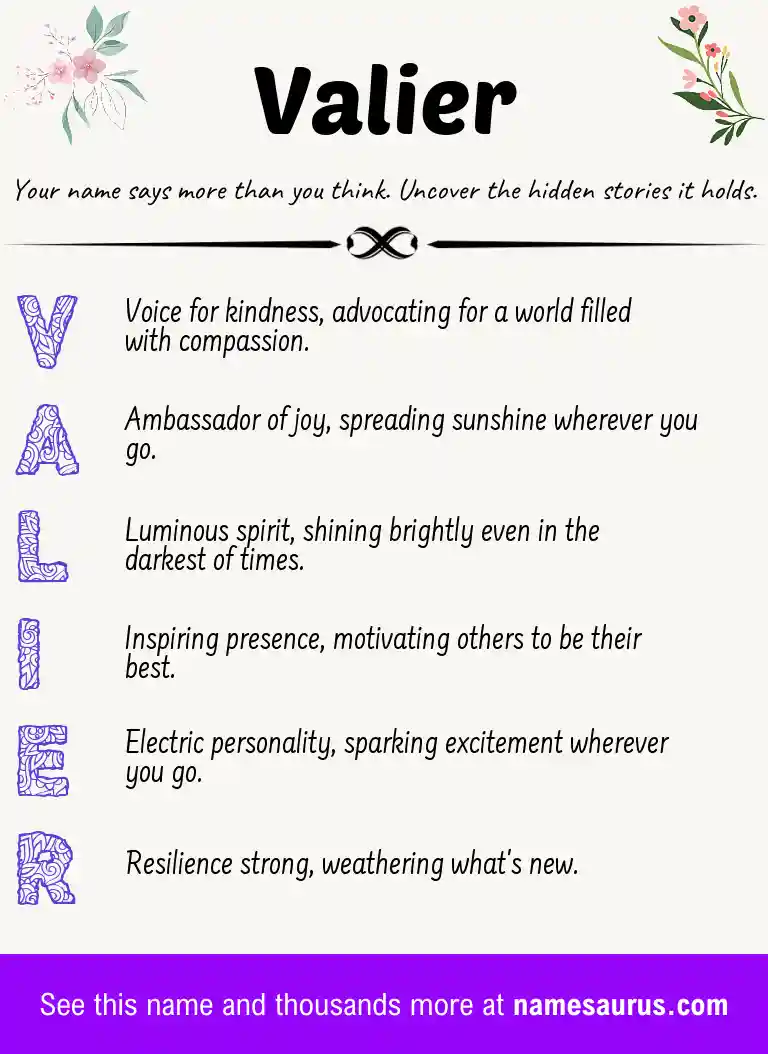 Acrostic poem about Valier.