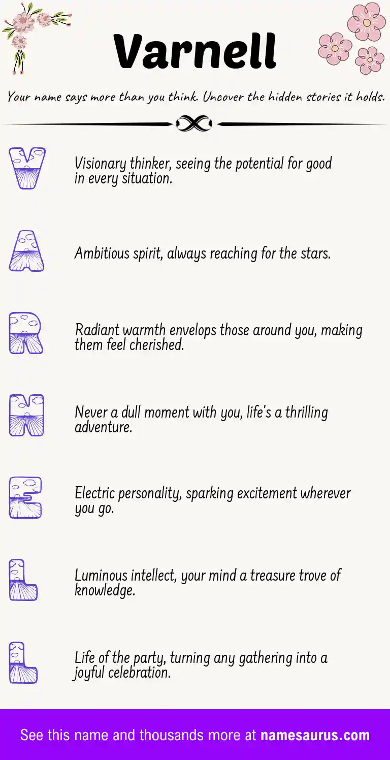Acrostic poem about Varnell.