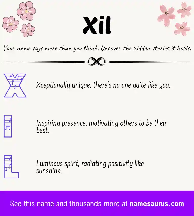 Acrostic poem about Xil.