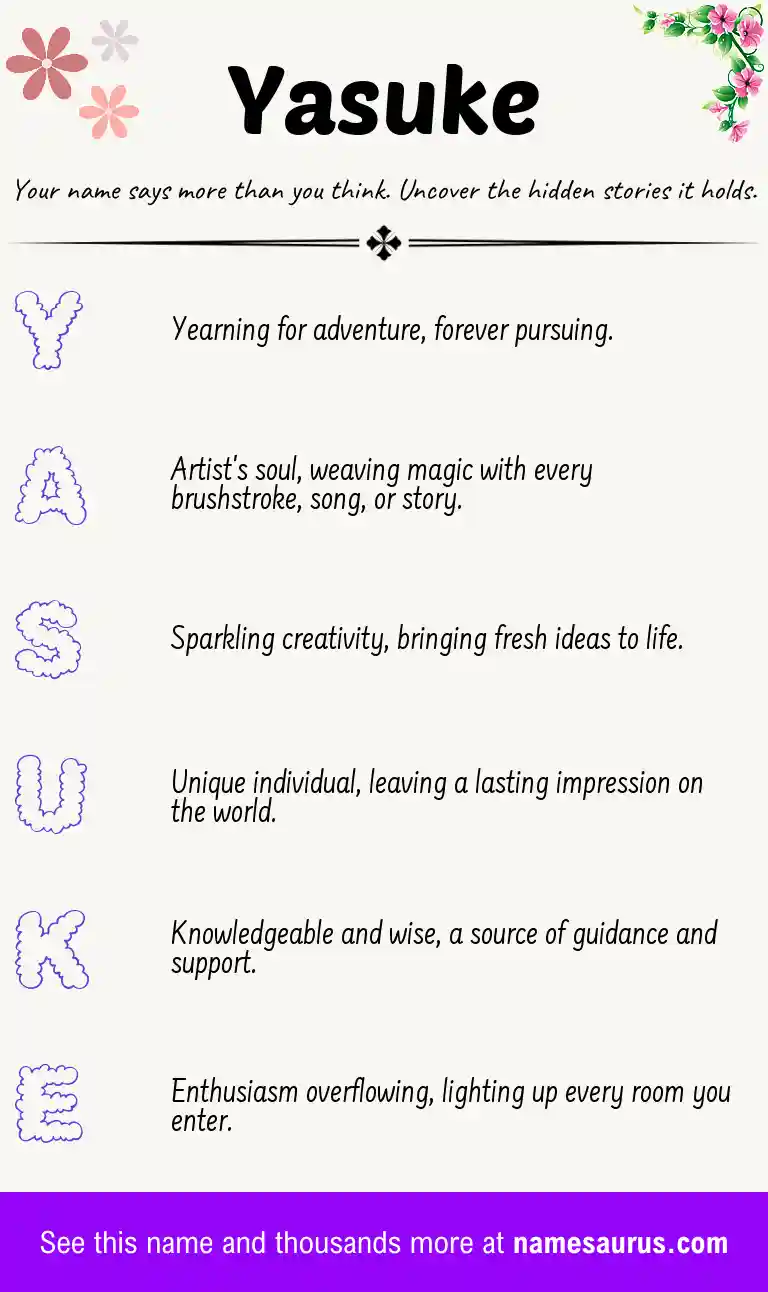 Acrostic poem about Yasuke.