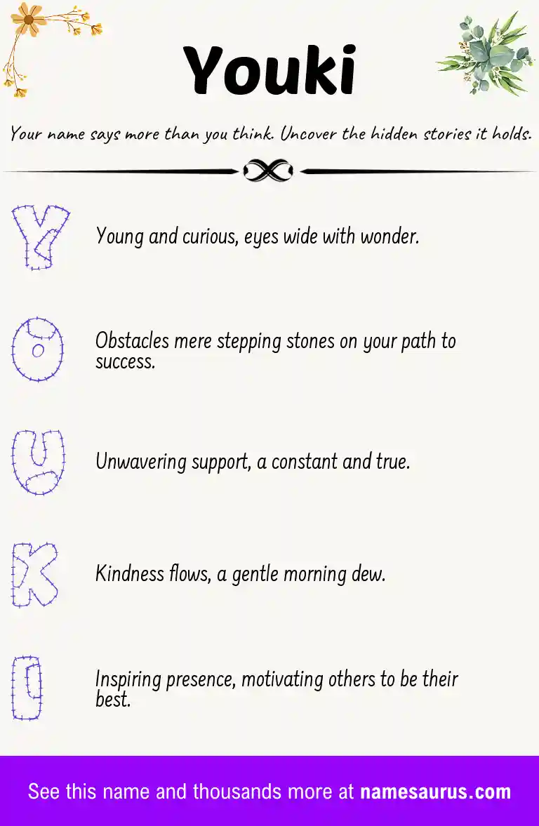 Acrostic poem about Youki.