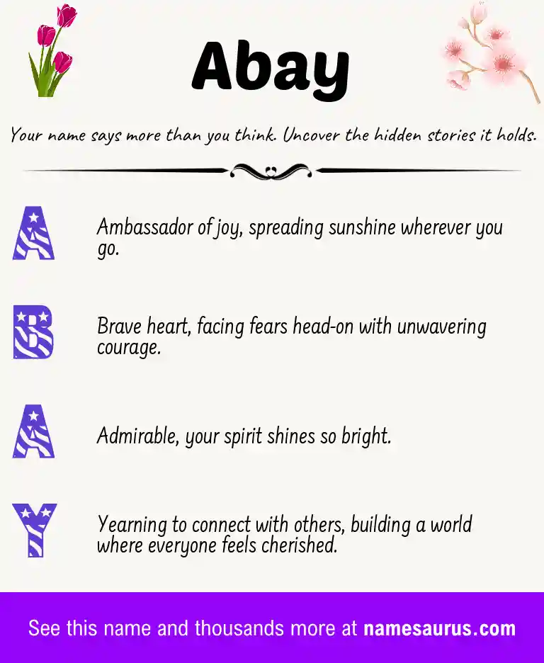 Acrostic poem about Abay.