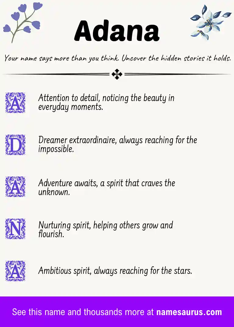 Acrostic poem about Adana.