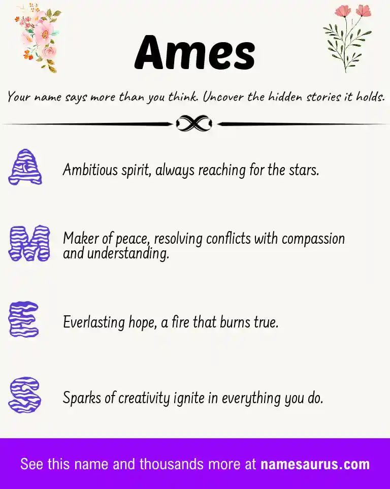 Acrostic poem about Ames.