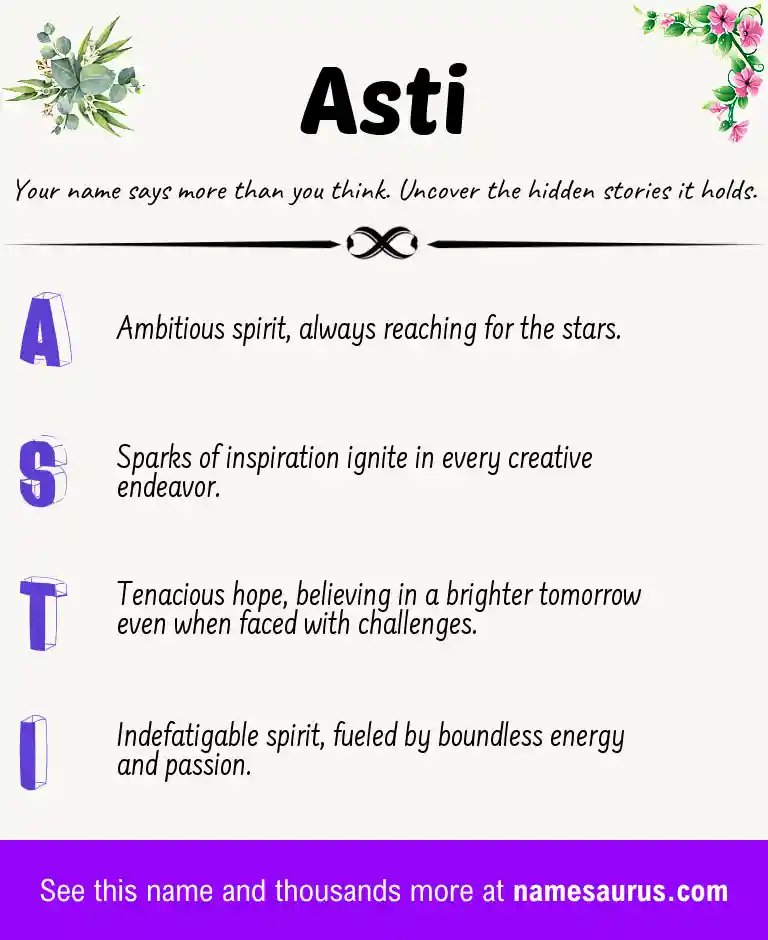 Acrostic poem about Asti.