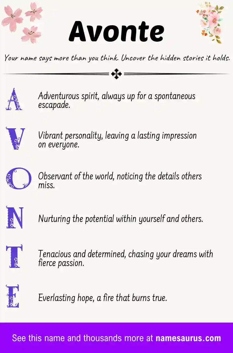 Acrostic poem about Avonte.