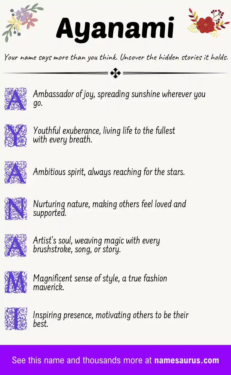 Acrostic poem about Ayanami.