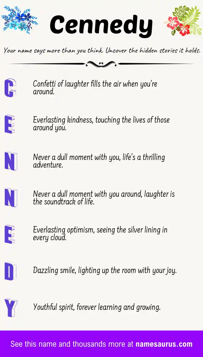 Acrostic poem about Cennedy.