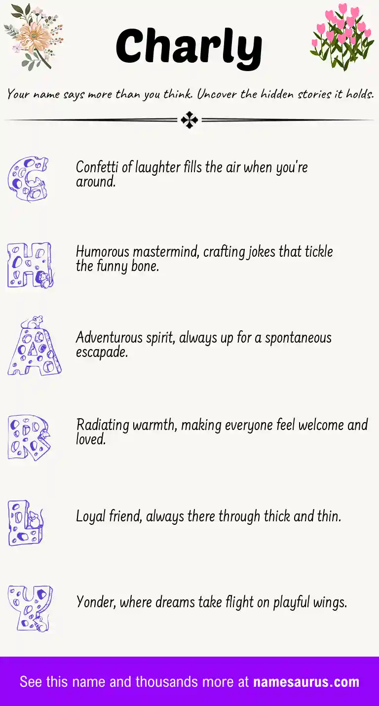 Acrostic poem about Charly.