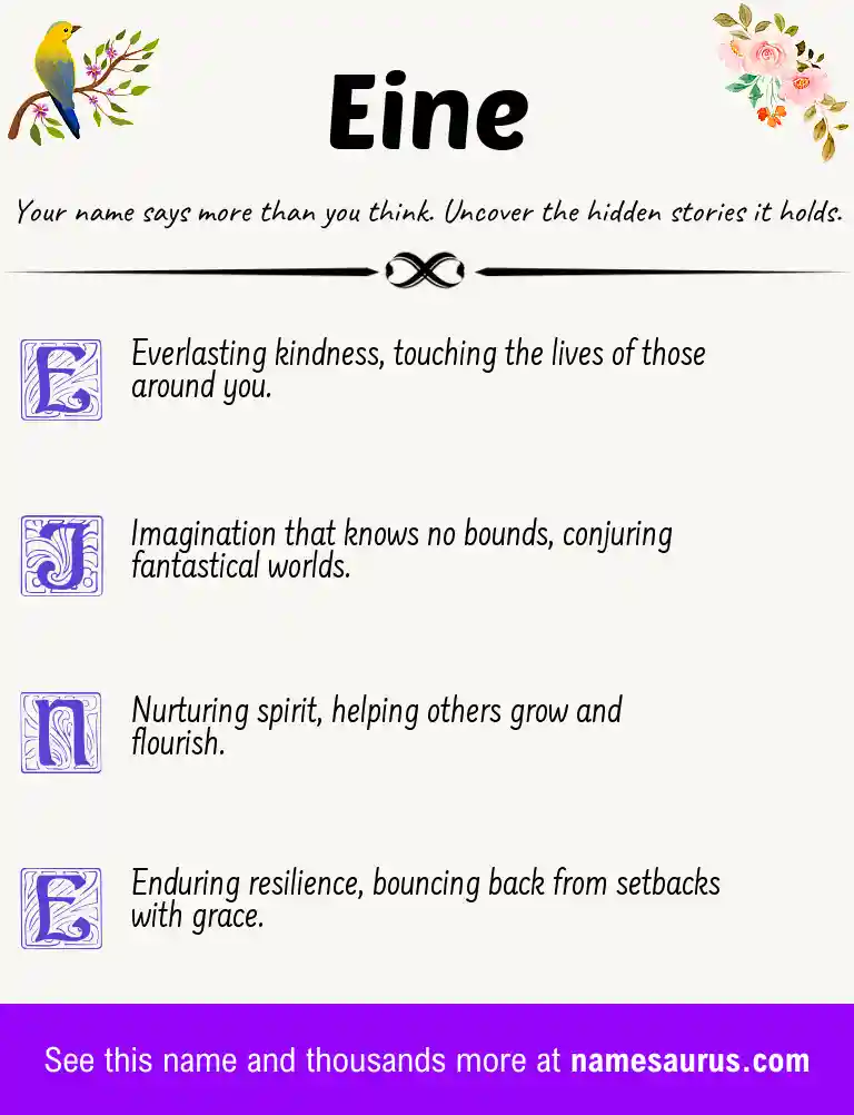 Acrostic poem about Eine.