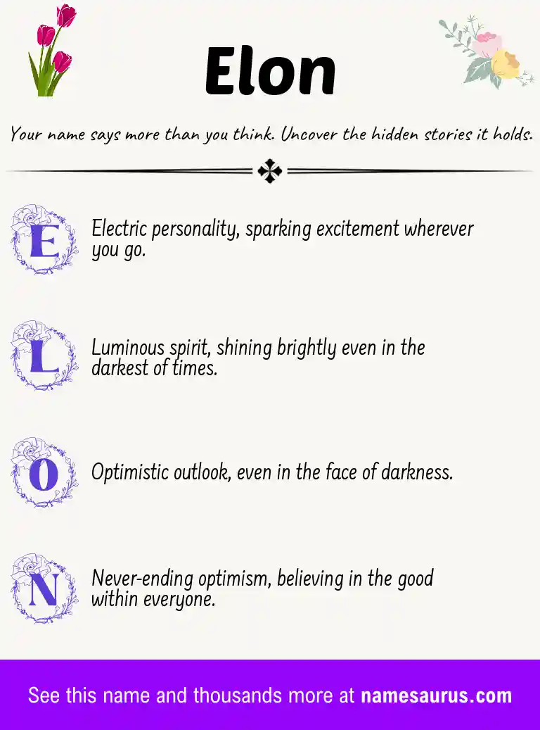 Acrostic poem about Elon.