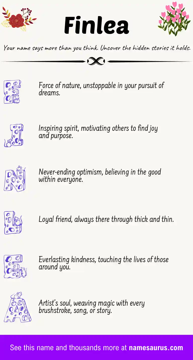 Acrostic poem about Finlea.