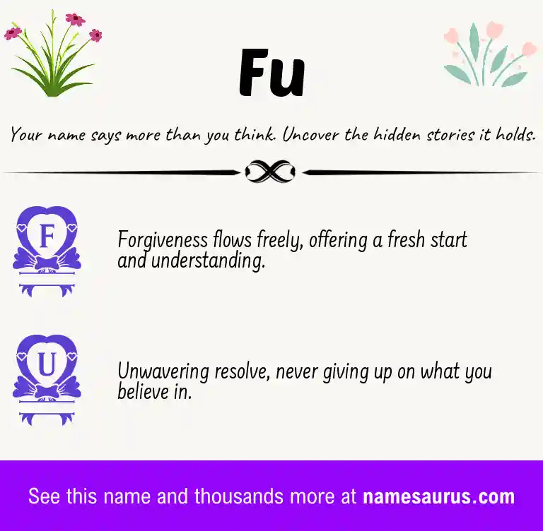 Acrostic poem about Fu.