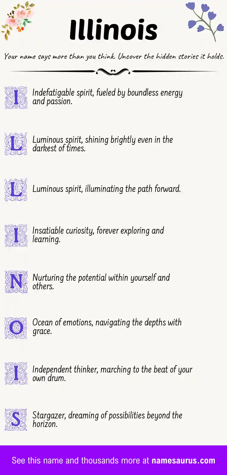Acrostic poem about Illinois.