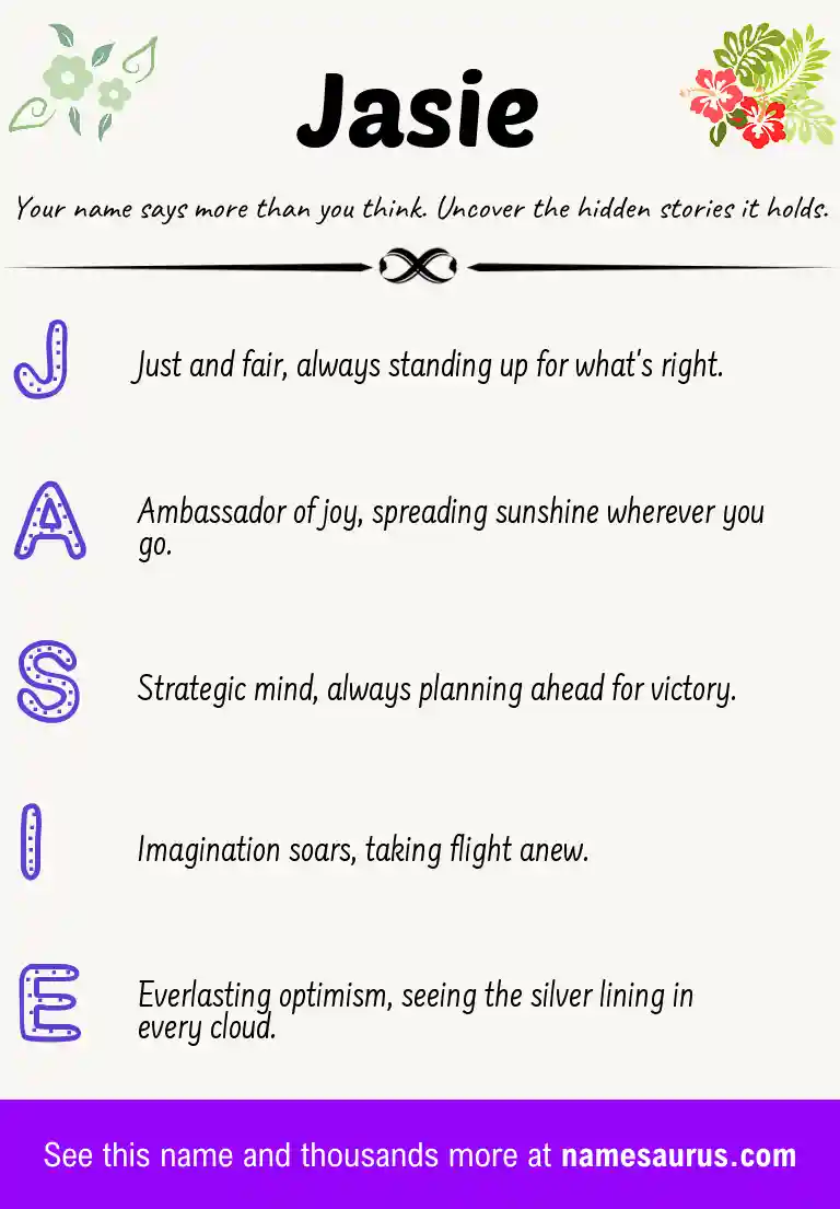Acrostic poem about Jasie.