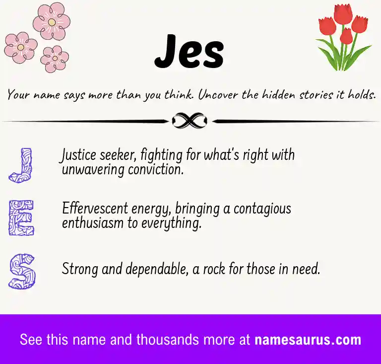 Acrostic poem about Jes.