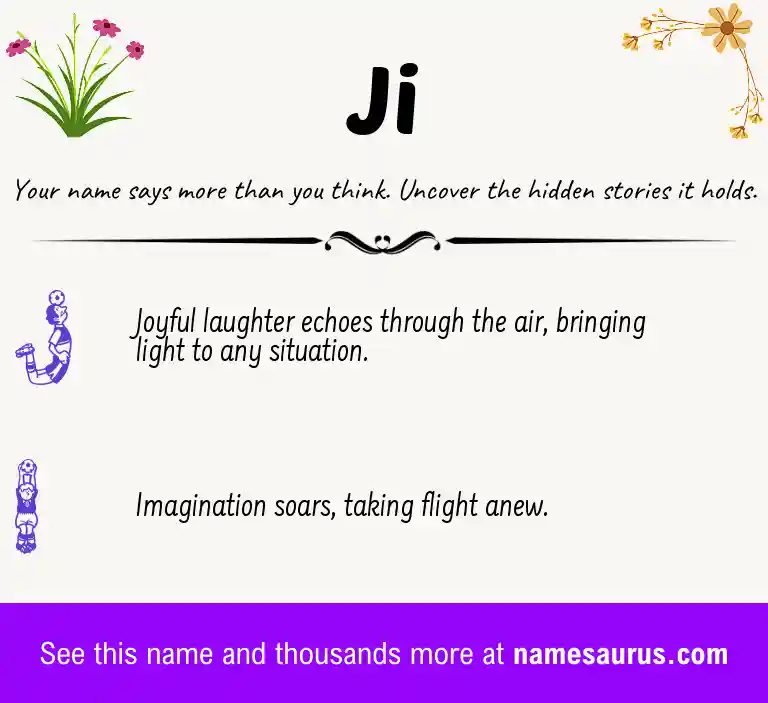 Acrostic poem about Ji.