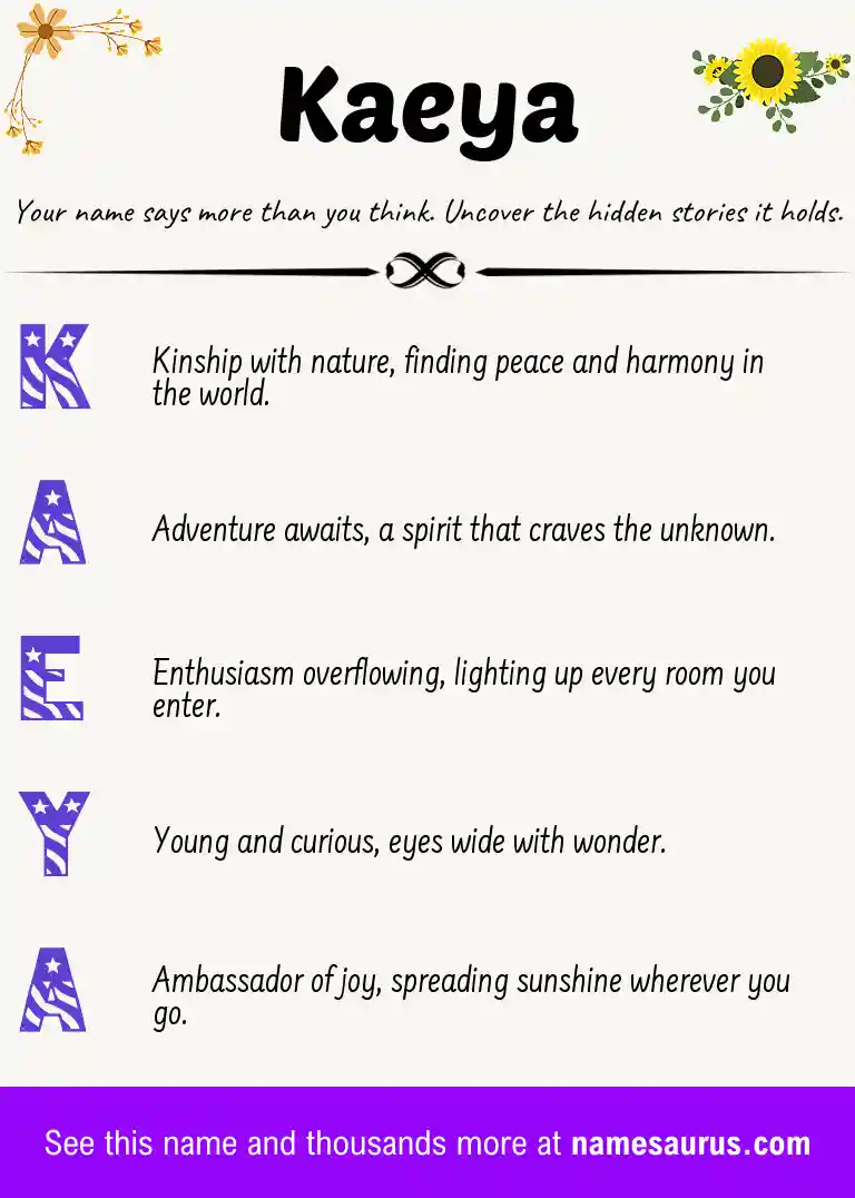 Acrostic poem about Kaeya.