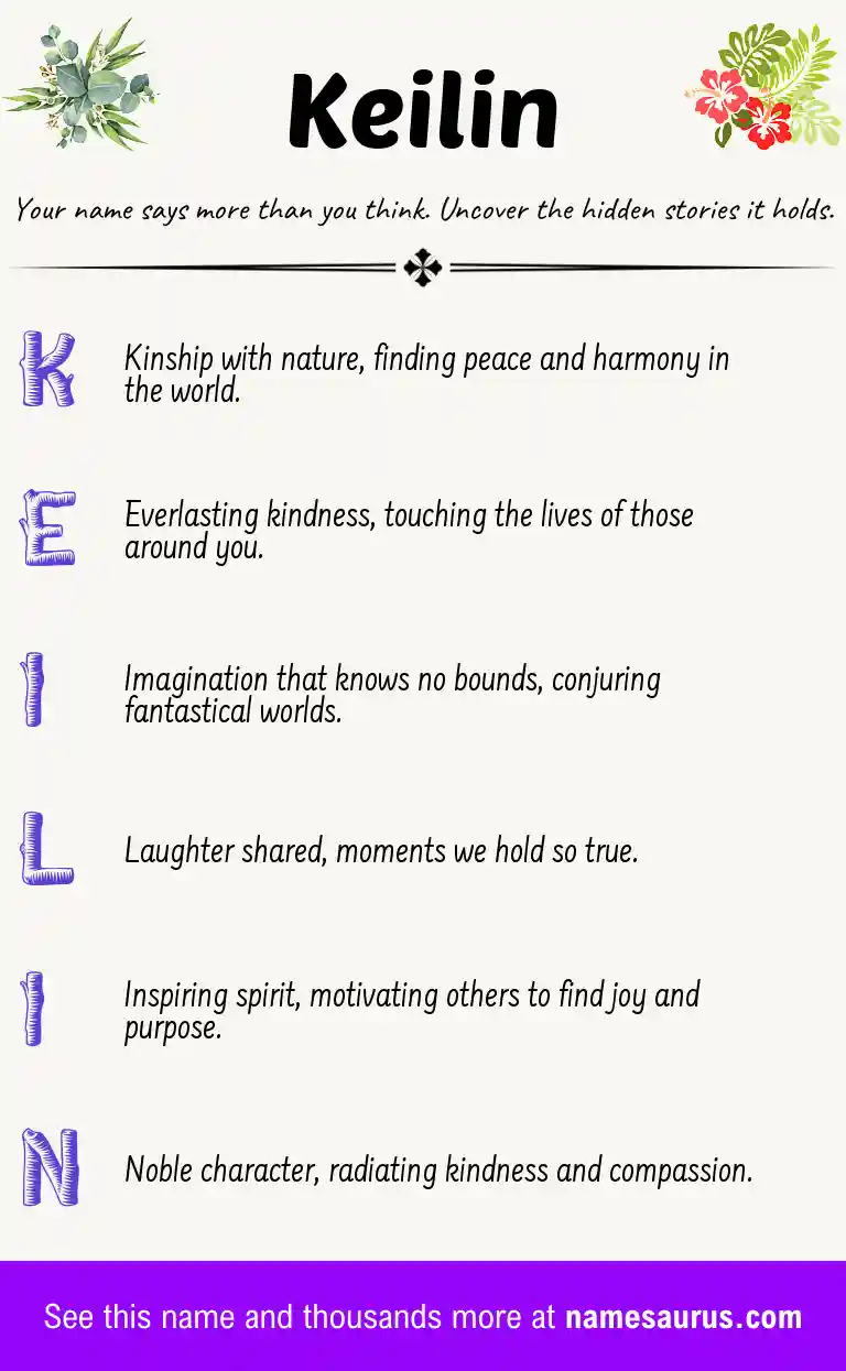 Acrostic poem about Keilin.