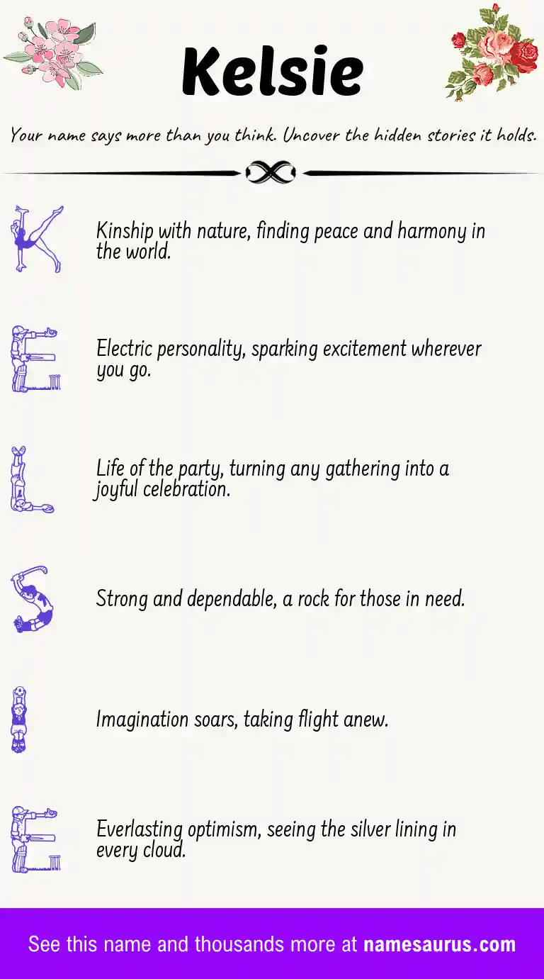 Acrostic poem about Kelsie.