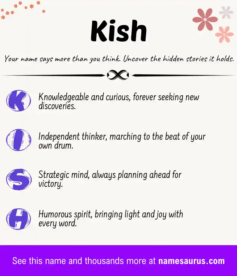 Acrostic poem about Kish.