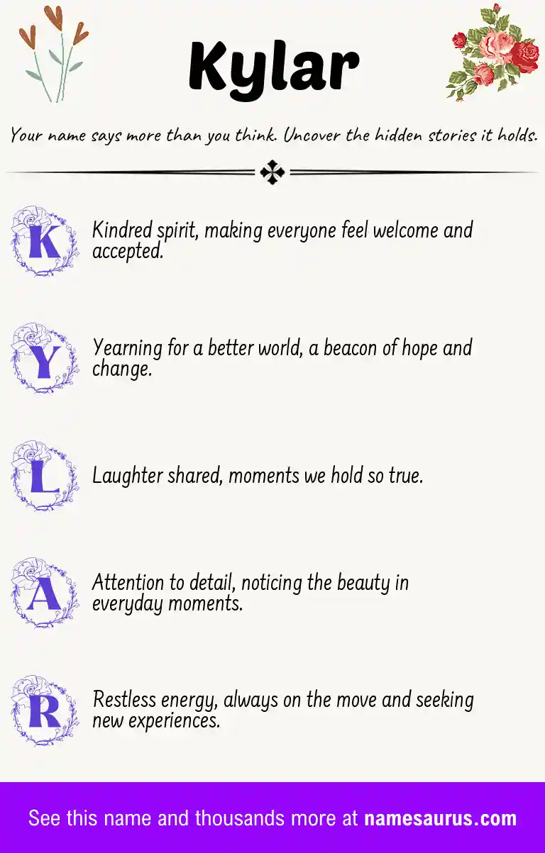 Acrostic poem about Kylar.