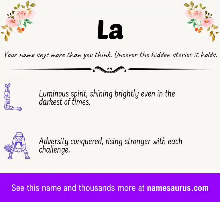 Acrostic poem about La.