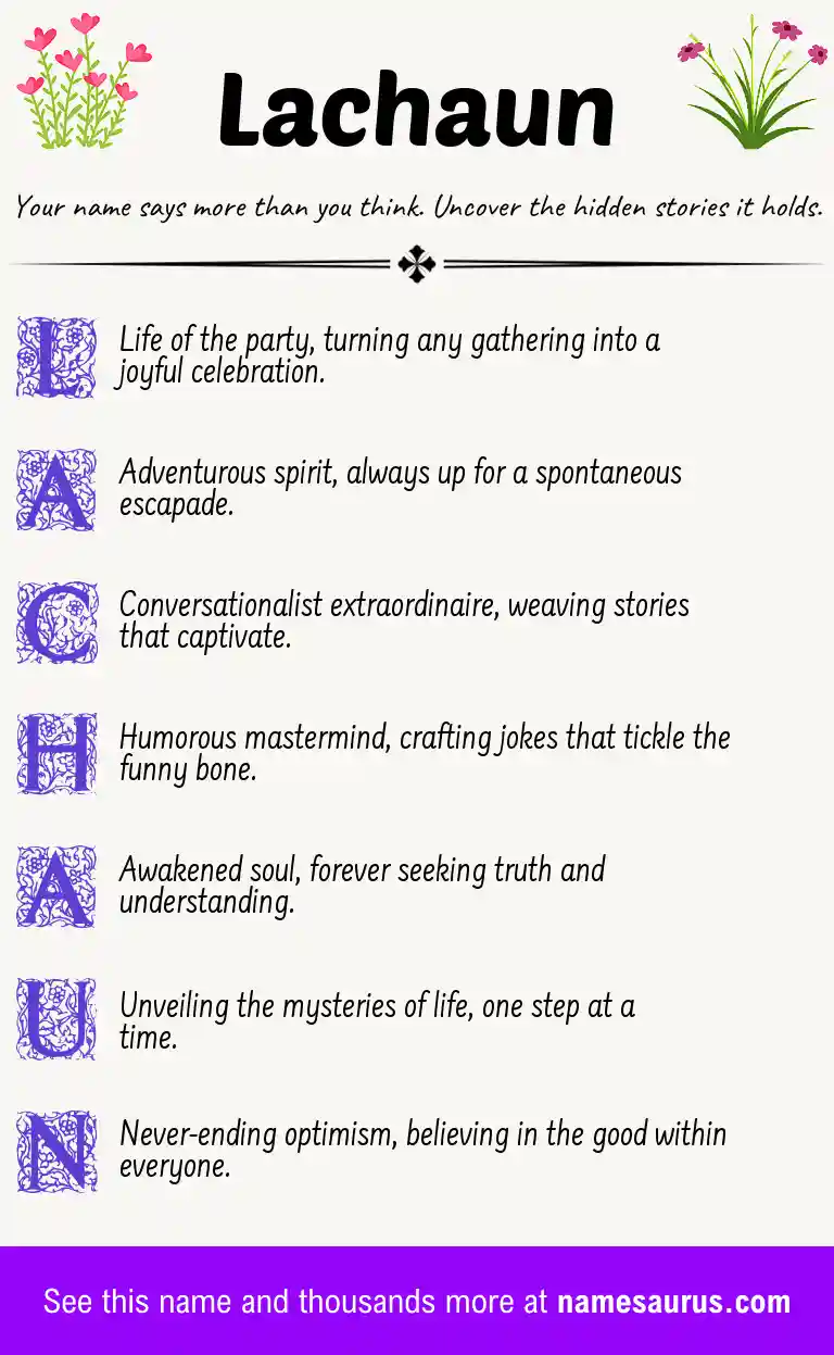 Acrostic poem about Lachaun.