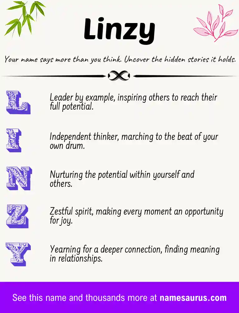 Acrostic poem about Linzy.