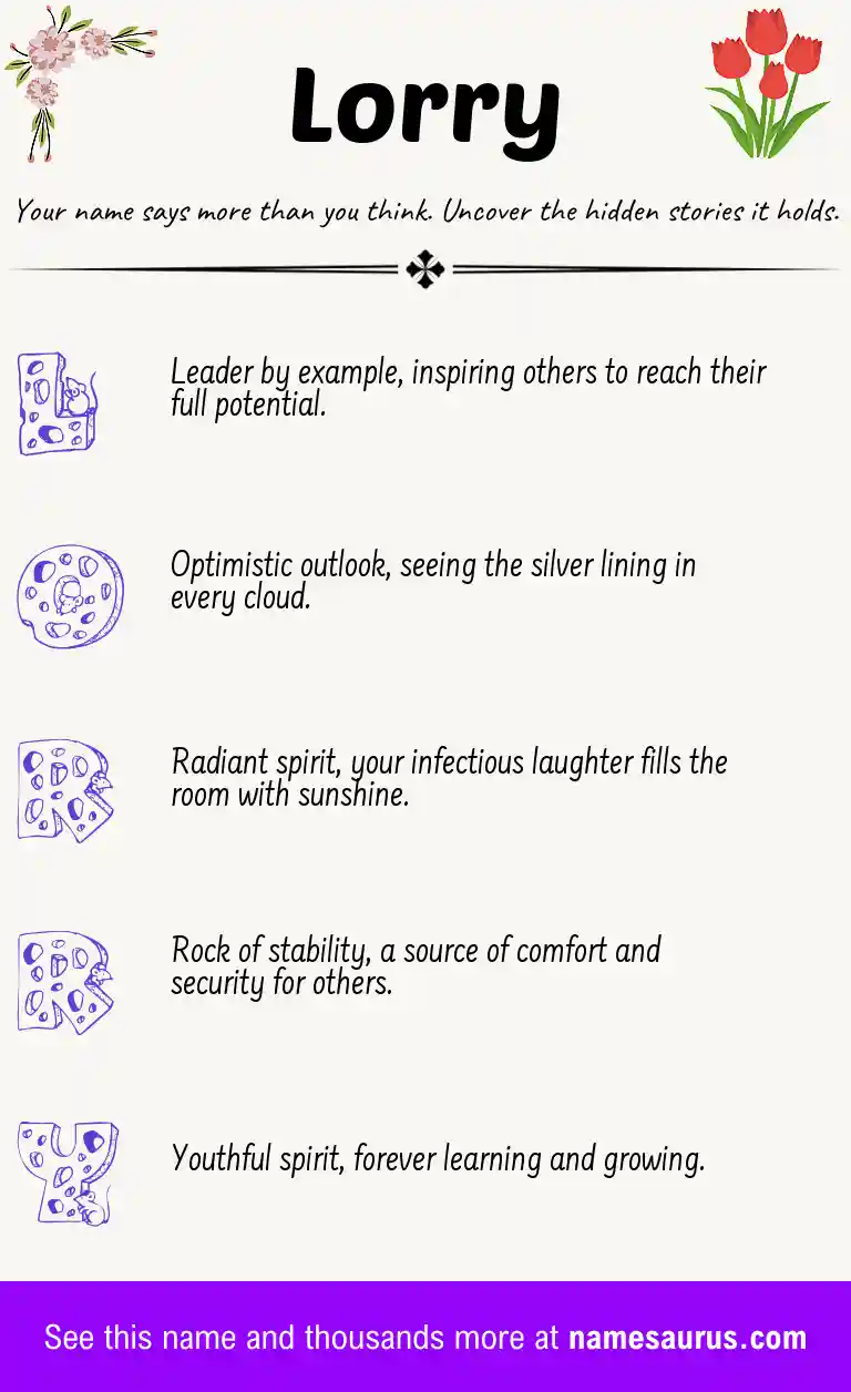 Acrostic poem about Lorry.